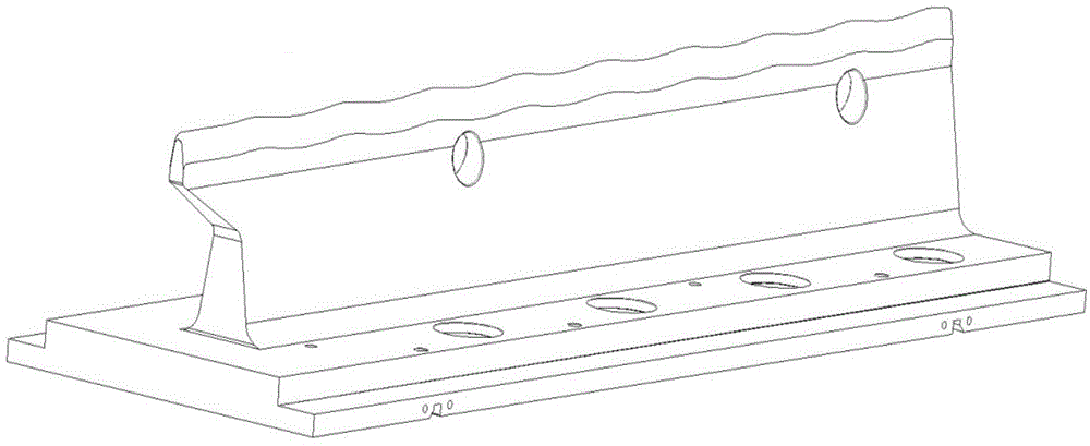 Method for manufacturing high-precision single vane of four-vane radio frequency quadrupole field cavity