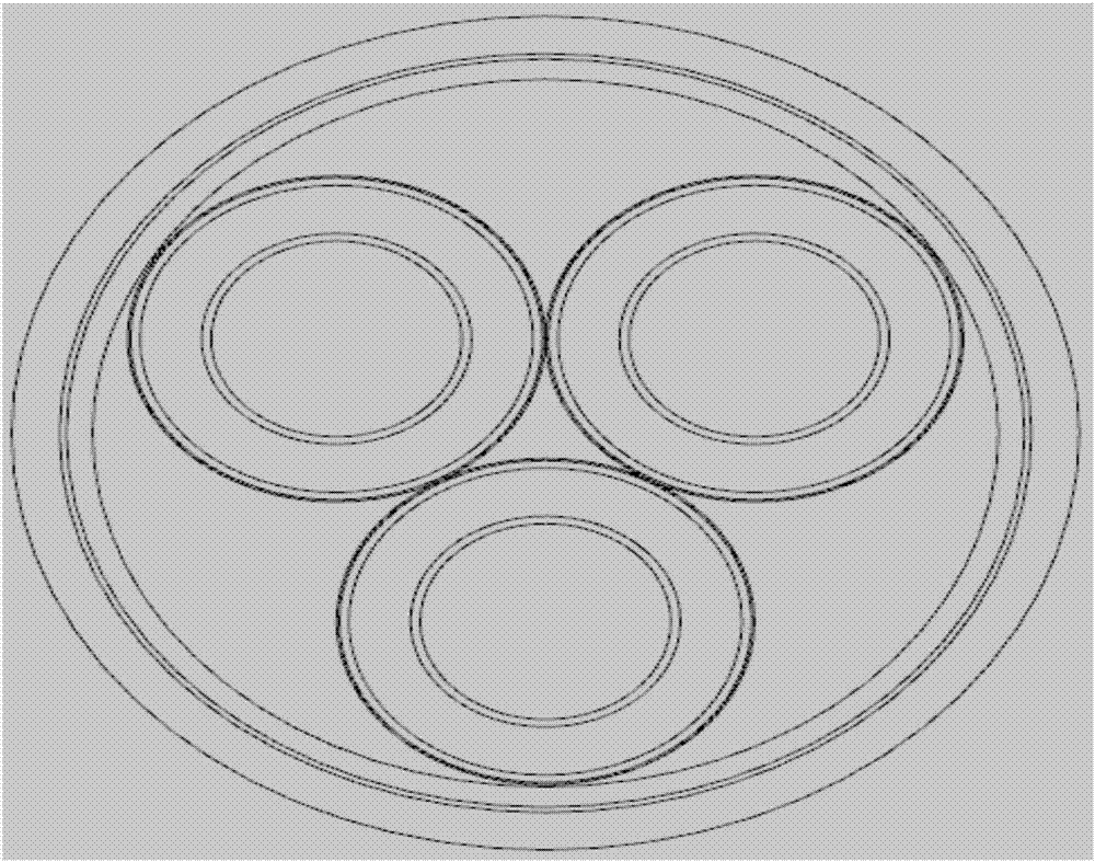 Finite element calculation method for temperature fields of multiple cross-linked polyethylene insulated cables during trench sharing