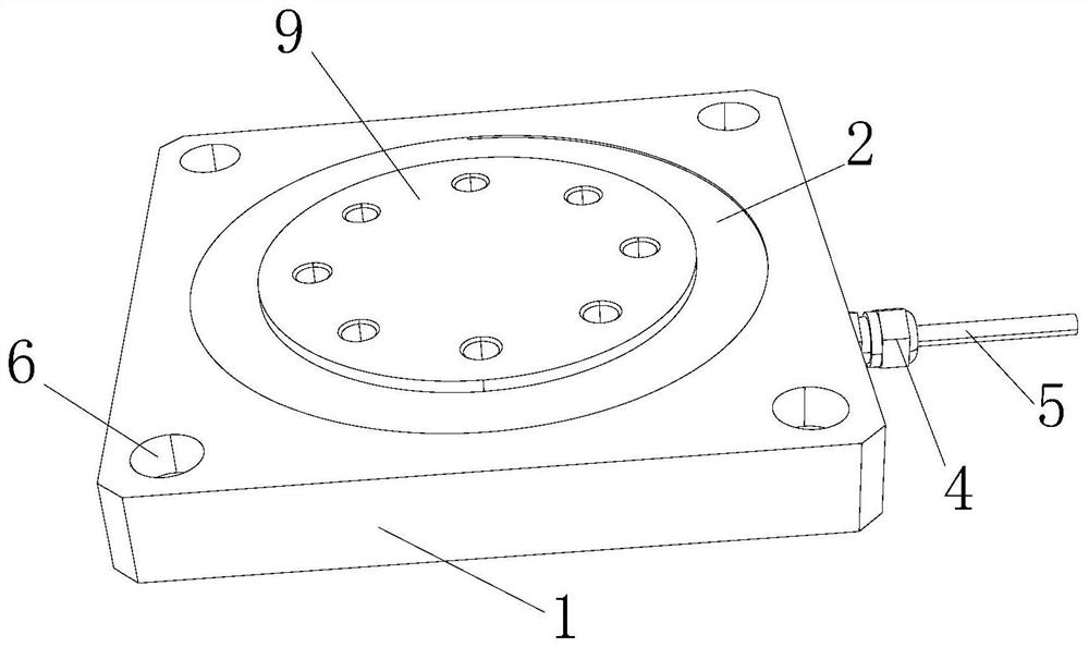 Strain pressure sensor