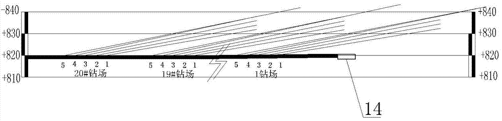 Comprehensive gas drainage arrangement treatment method for quick extraction of gas on fully-mechanized surface