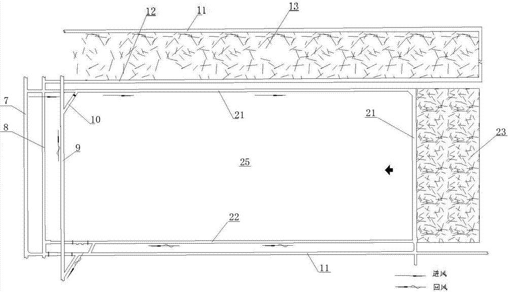 Comprehensive gas drainage arrangement treatment method for quick extraction of gas on fully-mechanized surface