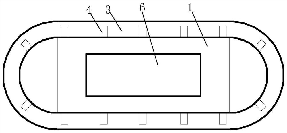 A building that will not collapse in an earthquake using the shape of a ship and the principles of ballast stones