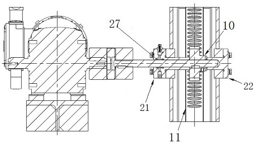 Temperature measuring device of vacuum precision casting furnace