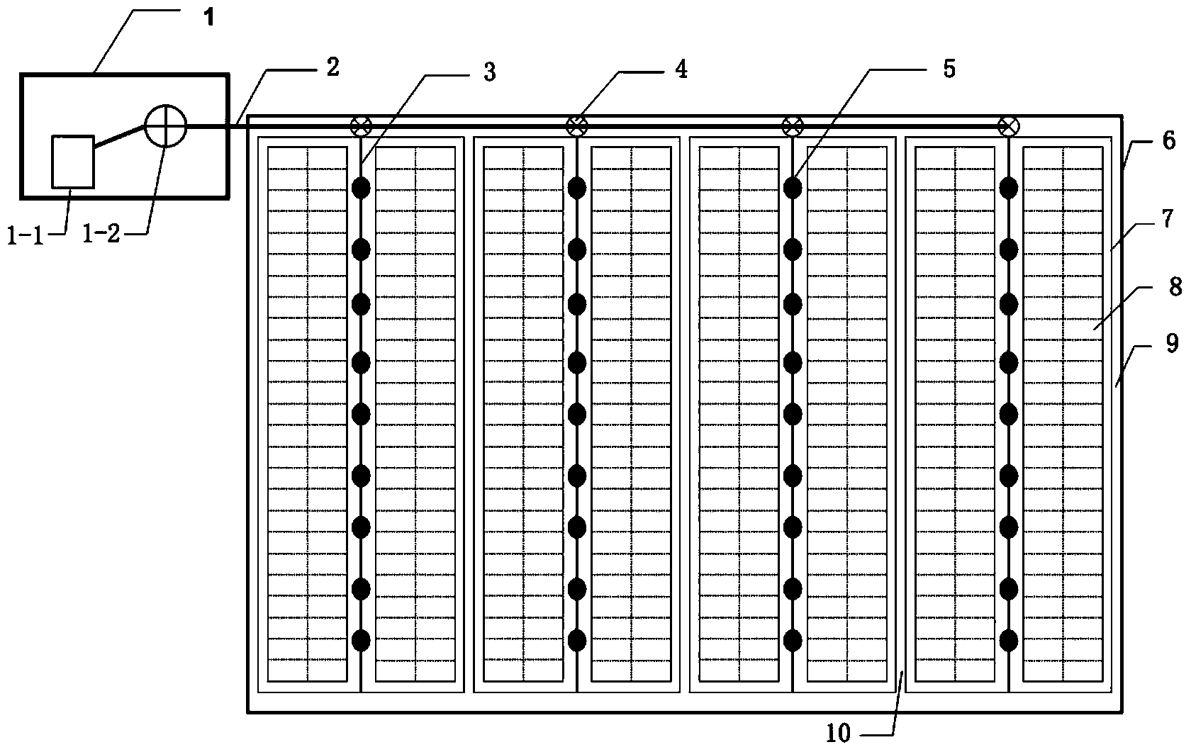 Micro-spraying irrigation dry seedling raising method for mechanically-transplanted rice