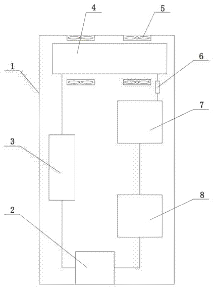 Energy-saving type frequency conversion refrigerator refrigerating plant