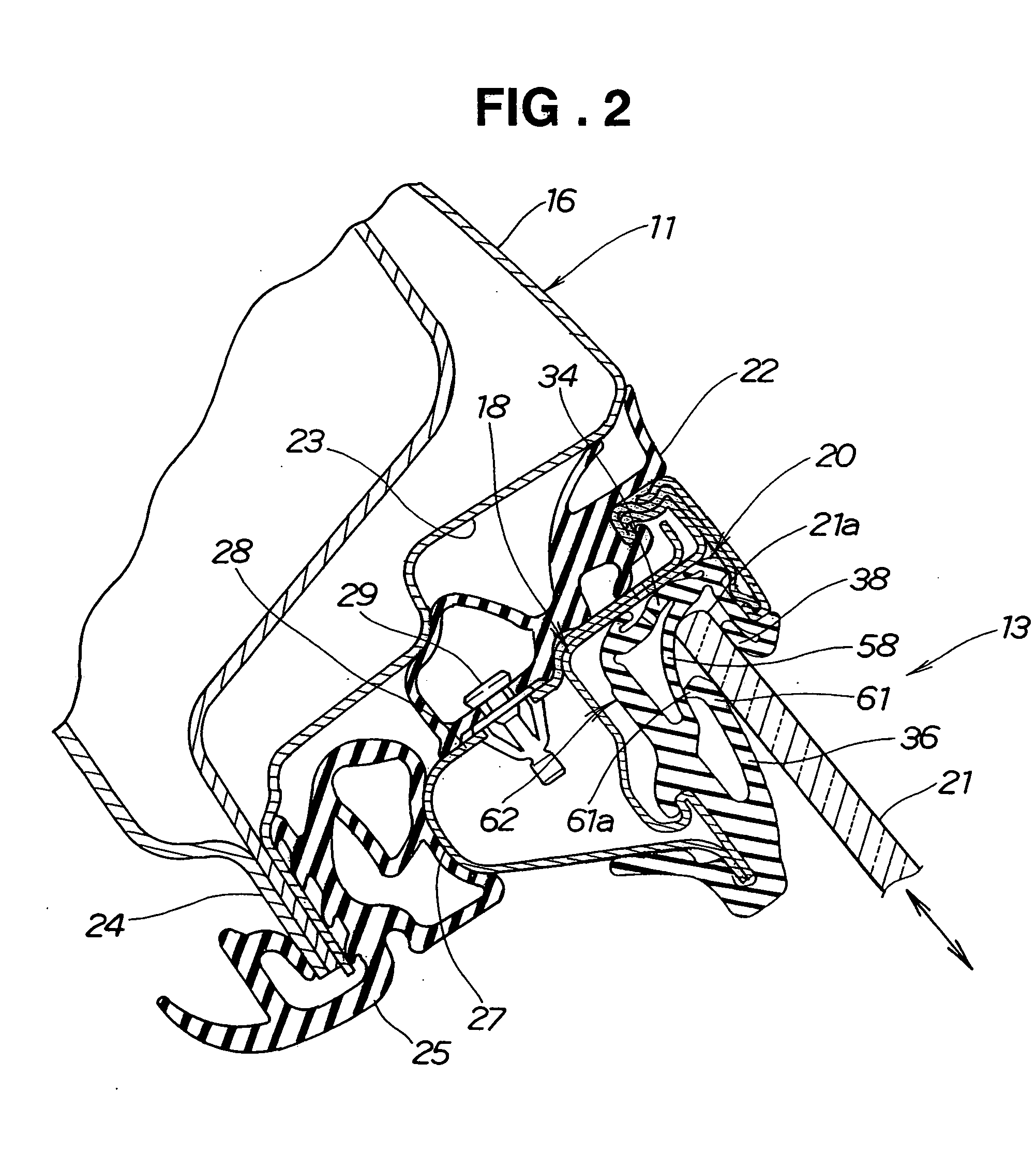 Run channel structure