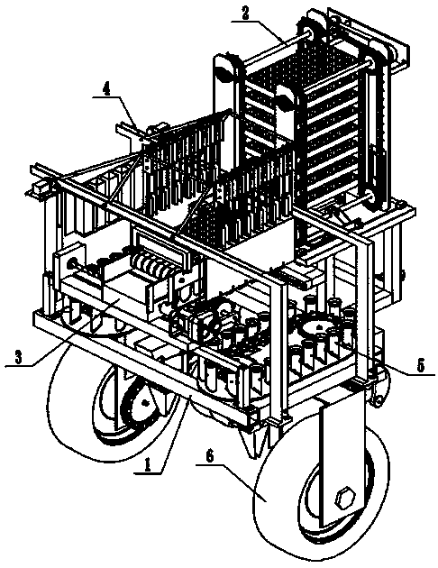 Crop seedling transplanting machine