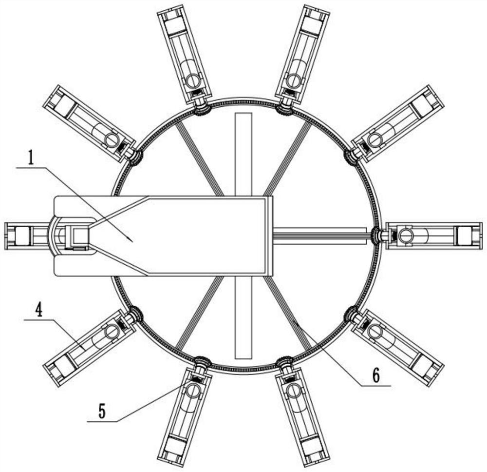 Bent pipe welding device