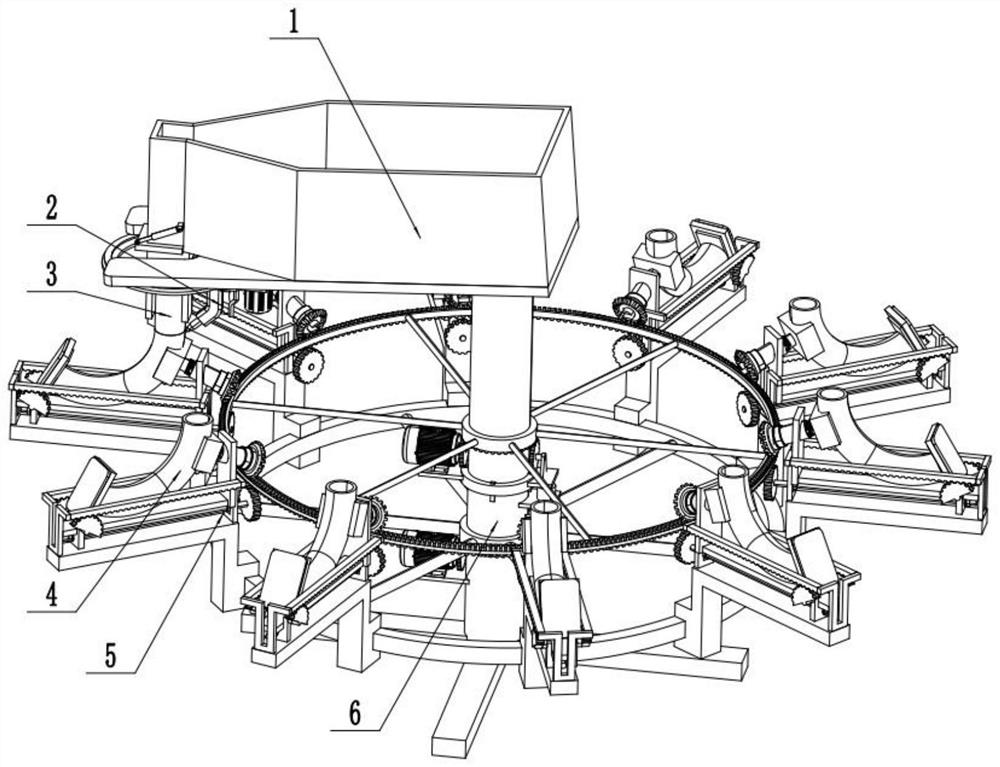 Bent pipe welding device