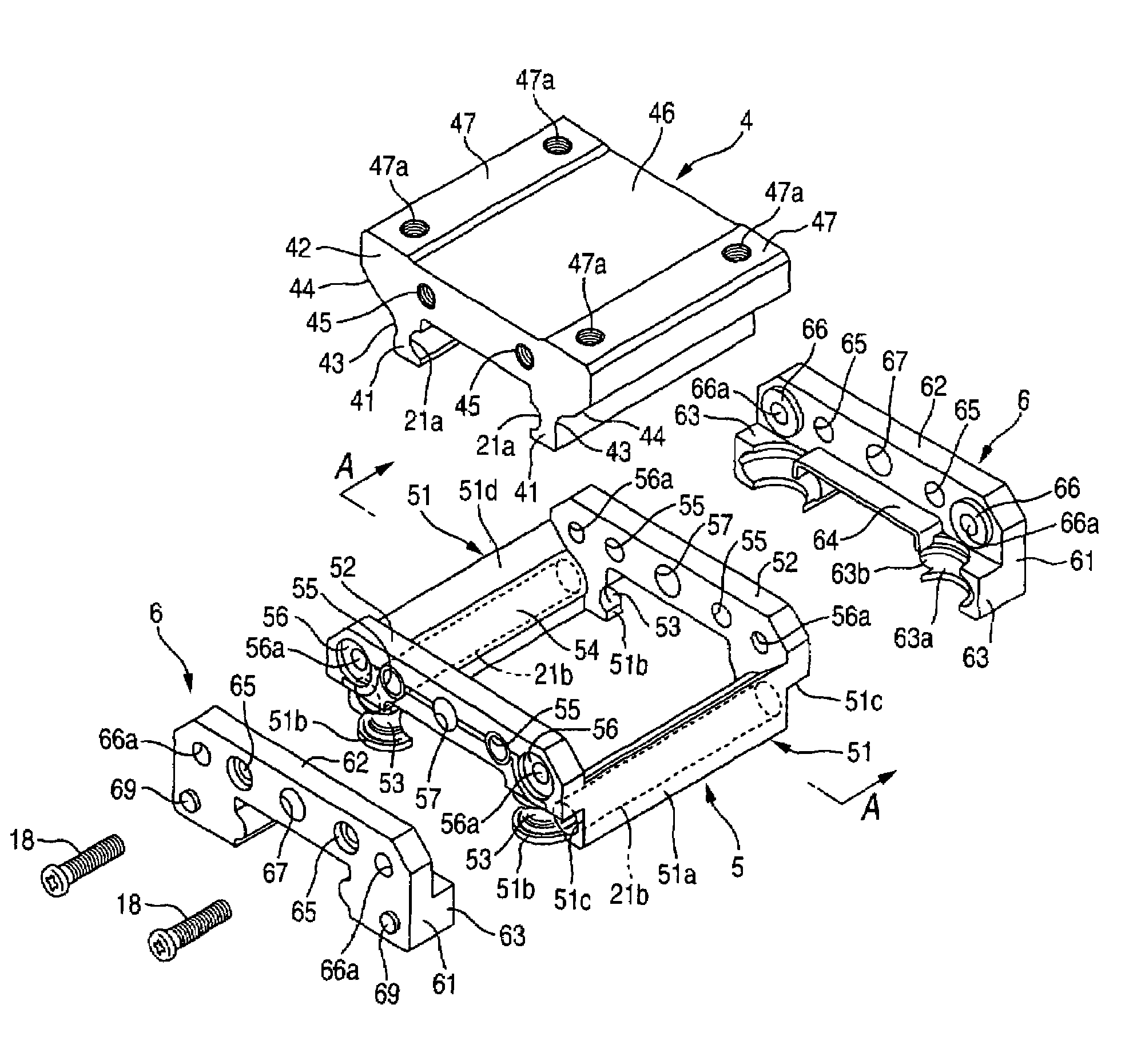 Linear guide apparatus