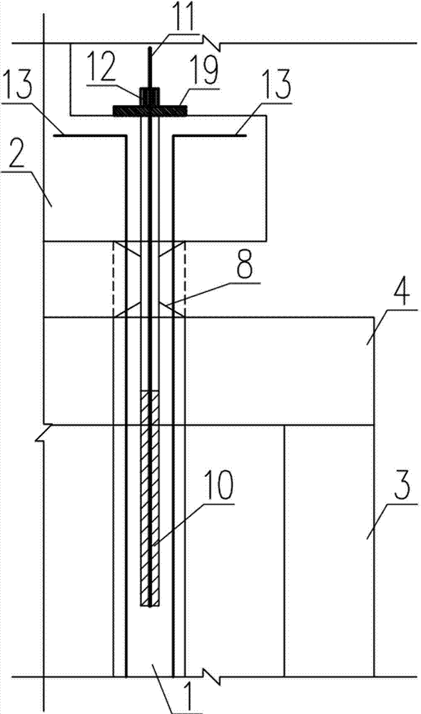 Self-balancing anchor counterweight broken pile forced landing rectification method