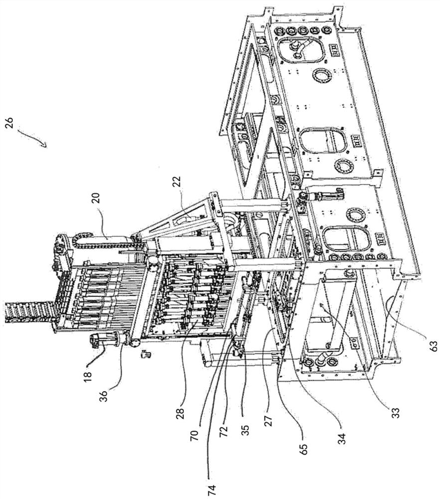 Equipment for filling packages, especially bottles or cups, with food in liquid to pasty form