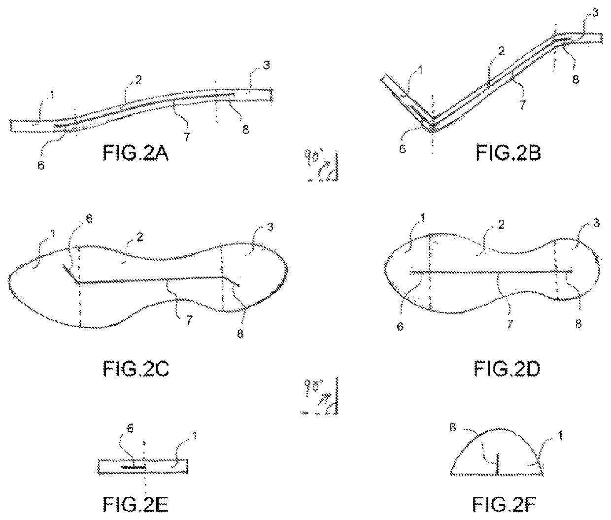 Adjustable shoe and method for adjusting a shoe