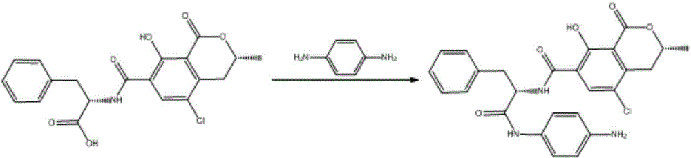 Test strip for testing ochratoxin A and application of test strip