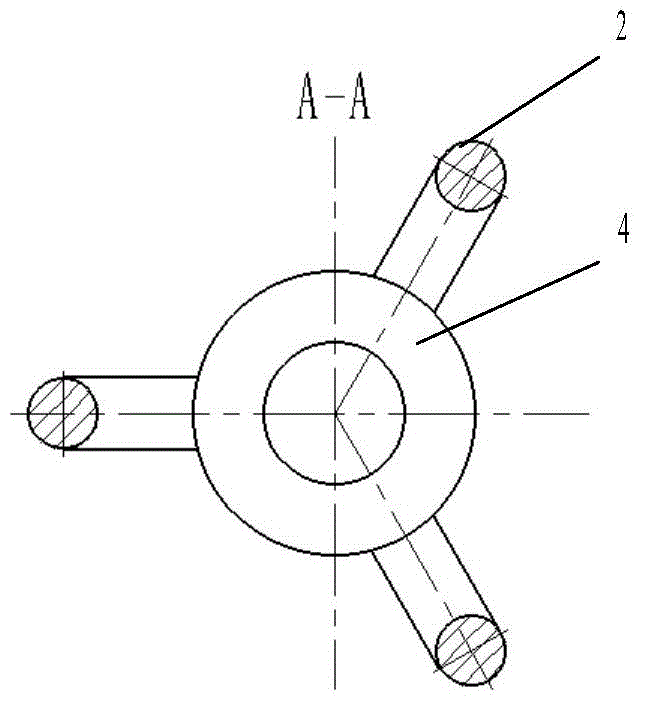 Umbrella Submerged Nozzle for Continuous Casting Round Billet Mold