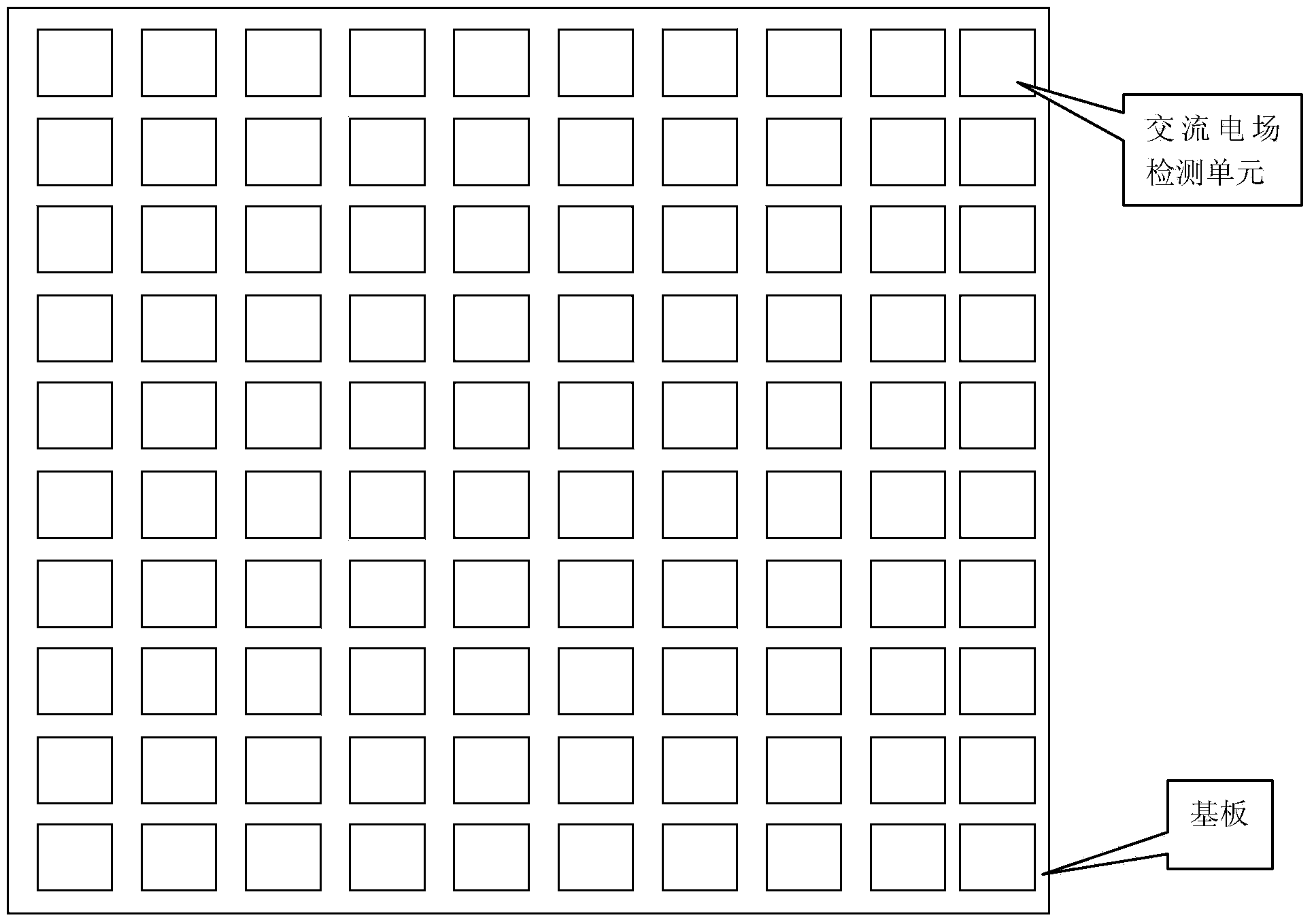 Non-contact electrification concealed wire recognizing device