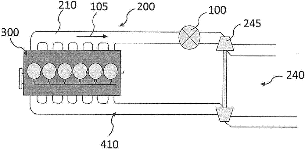 Braking flap and exhaust gas system