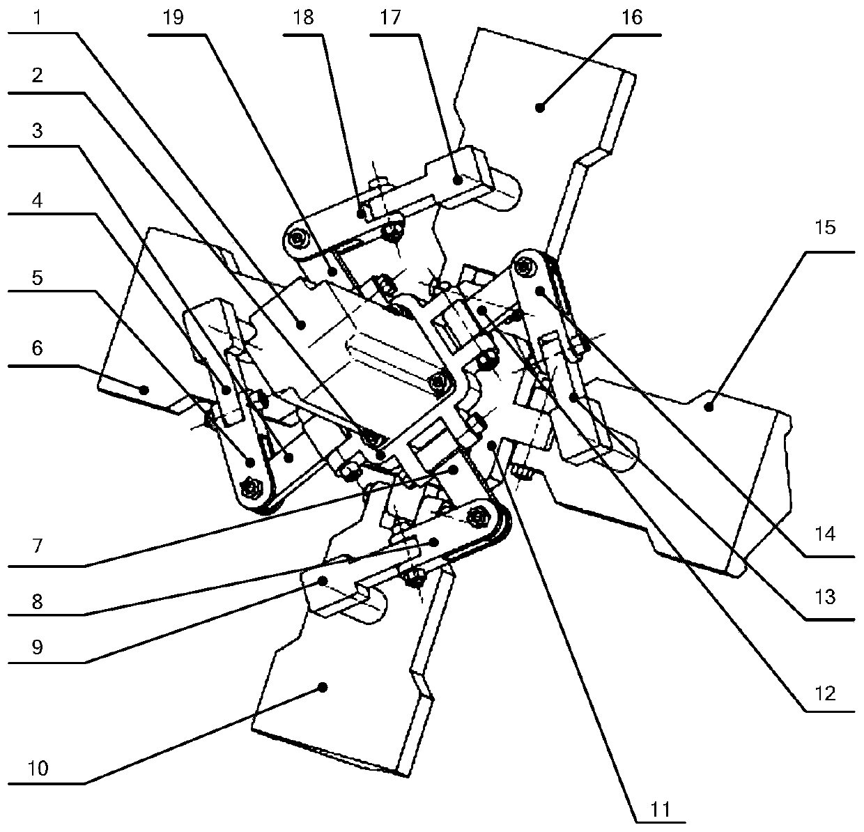 Enveloping under-actuated robot gripper