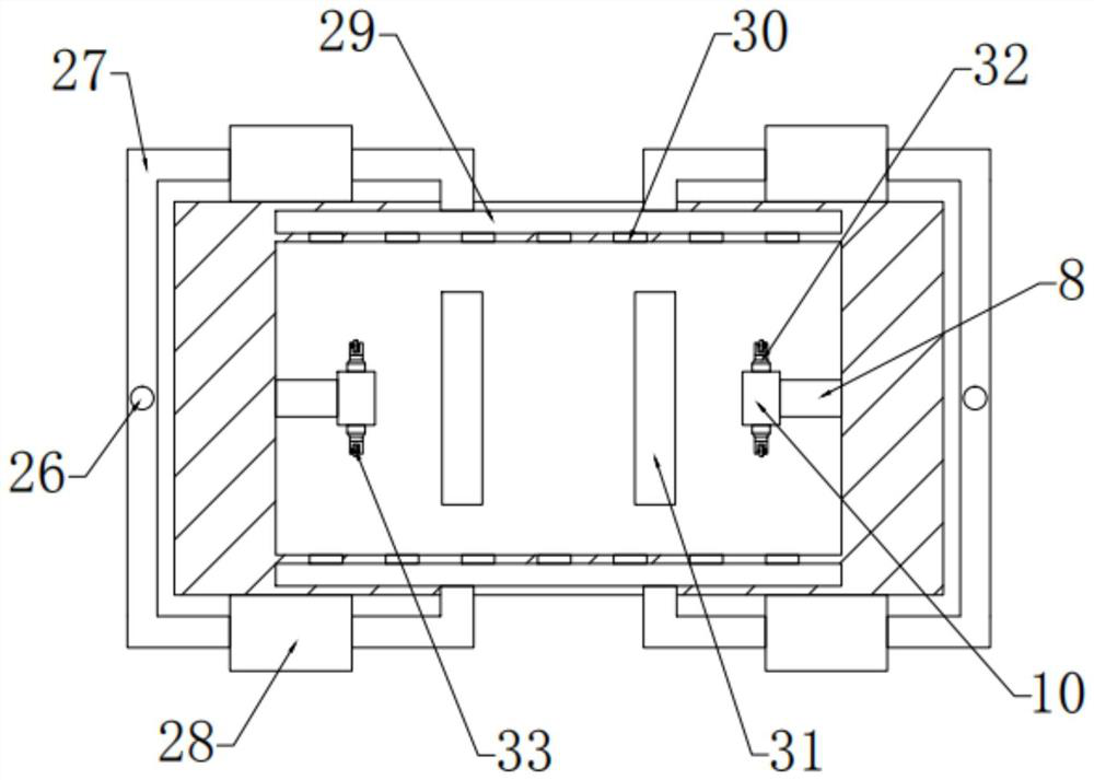 Fire fighting pipeline paint spraying device