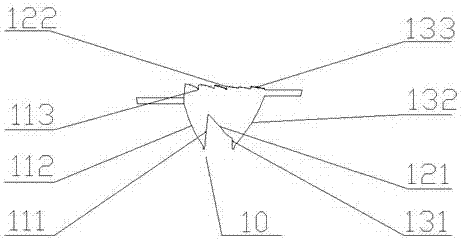 Wall washing lens with high utilization rate