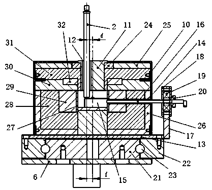 High temperature sclerometer capable of conducting continuous temperature changing multi-point testing