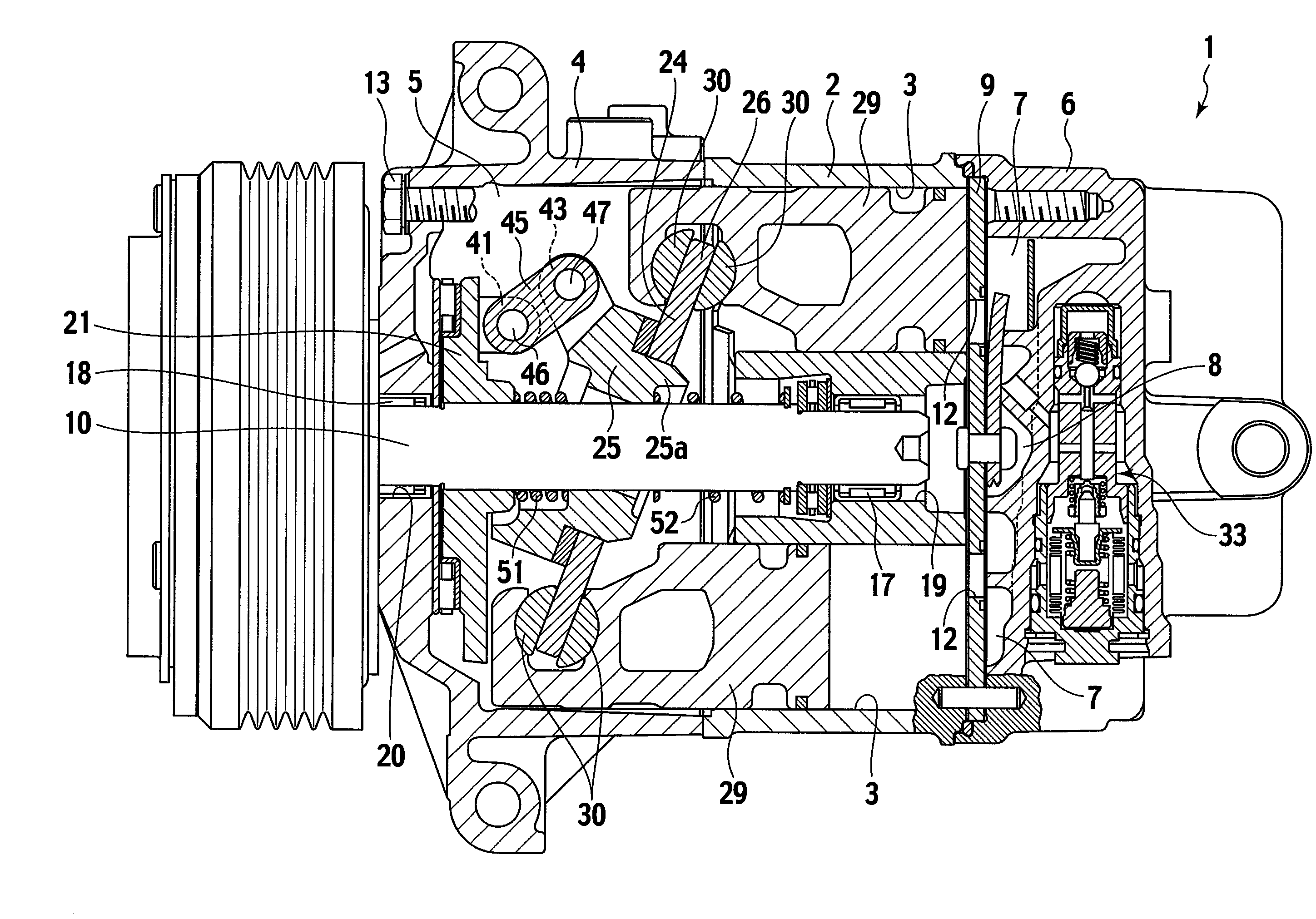 Variable capacity compressor