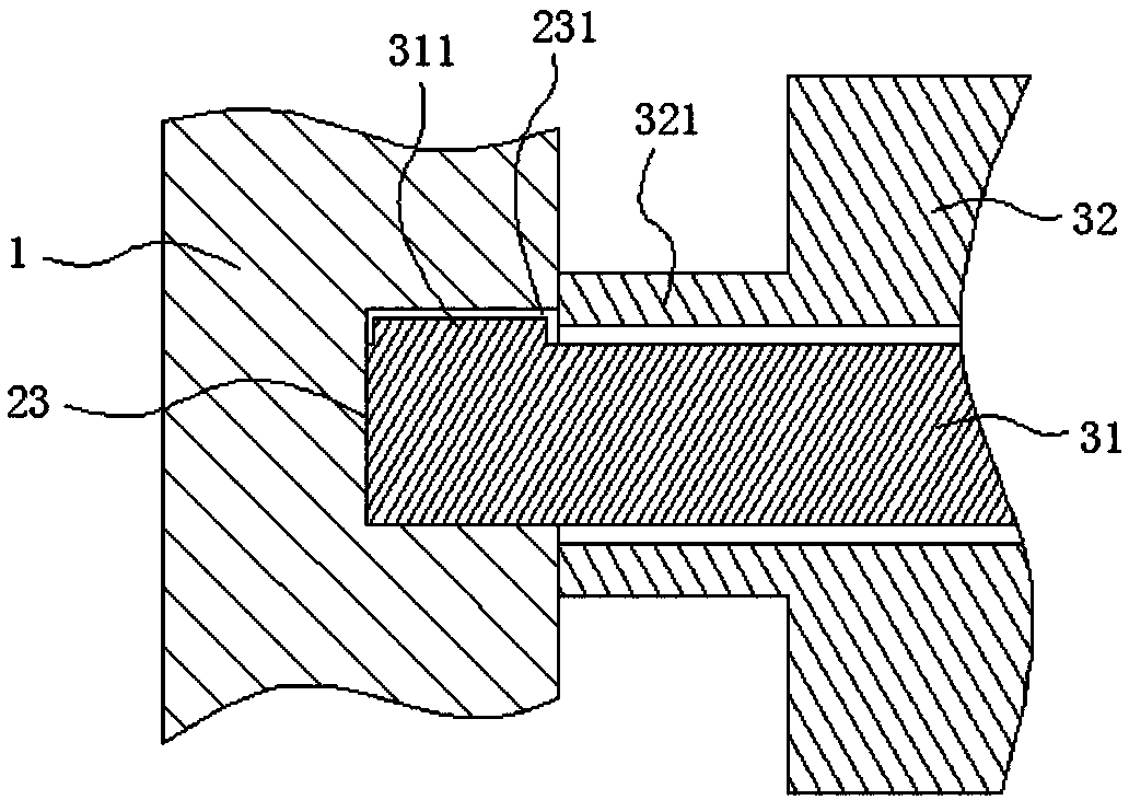 Flattening device for PVC film processing