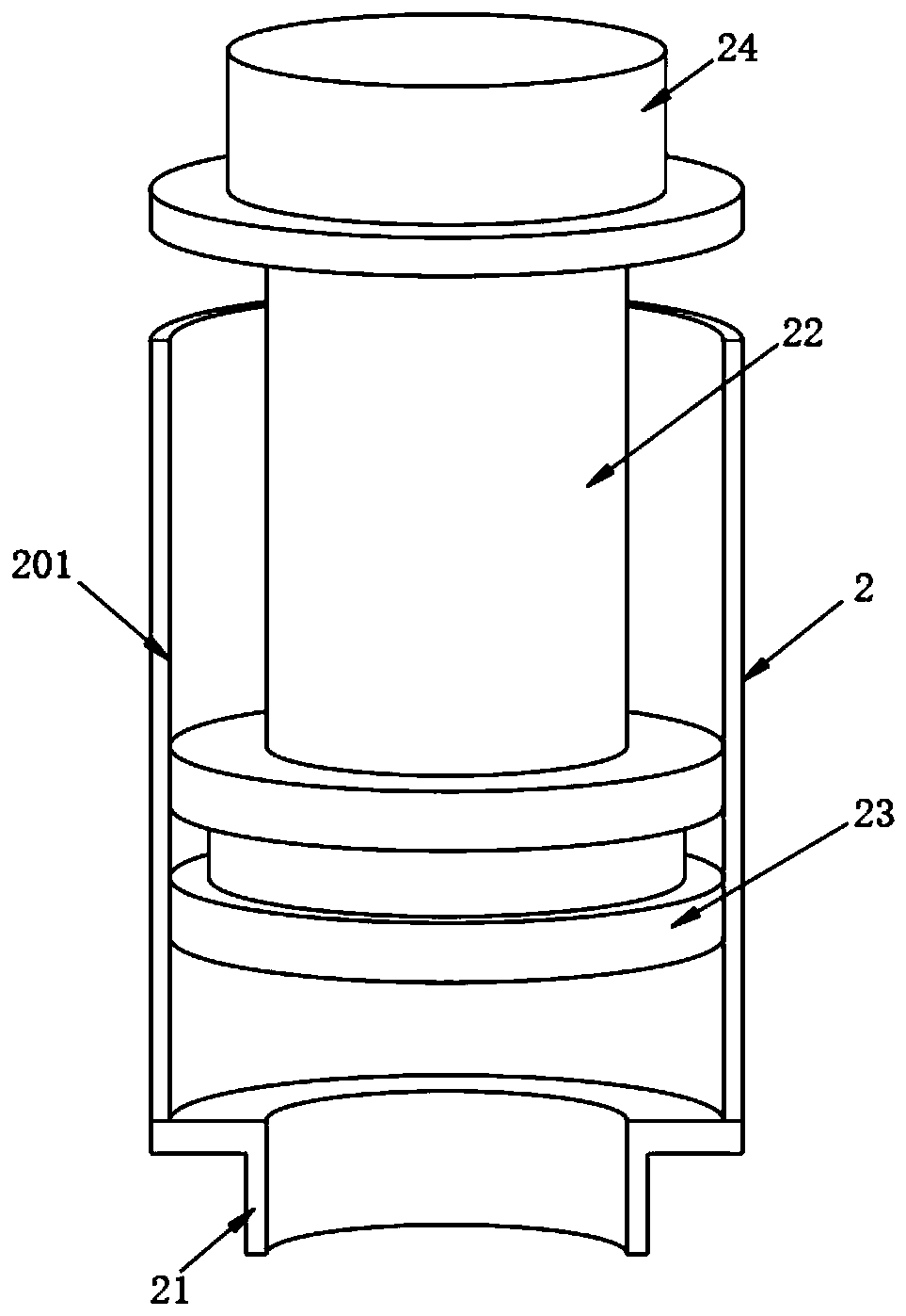 Secretion suction device for gastroenterology nursing