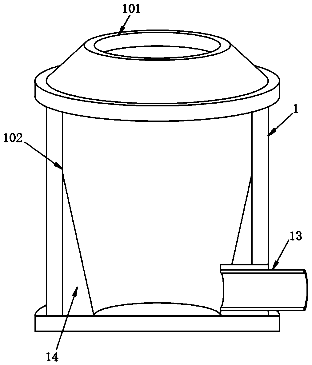 Secretion suction device for gastroenterology nursing