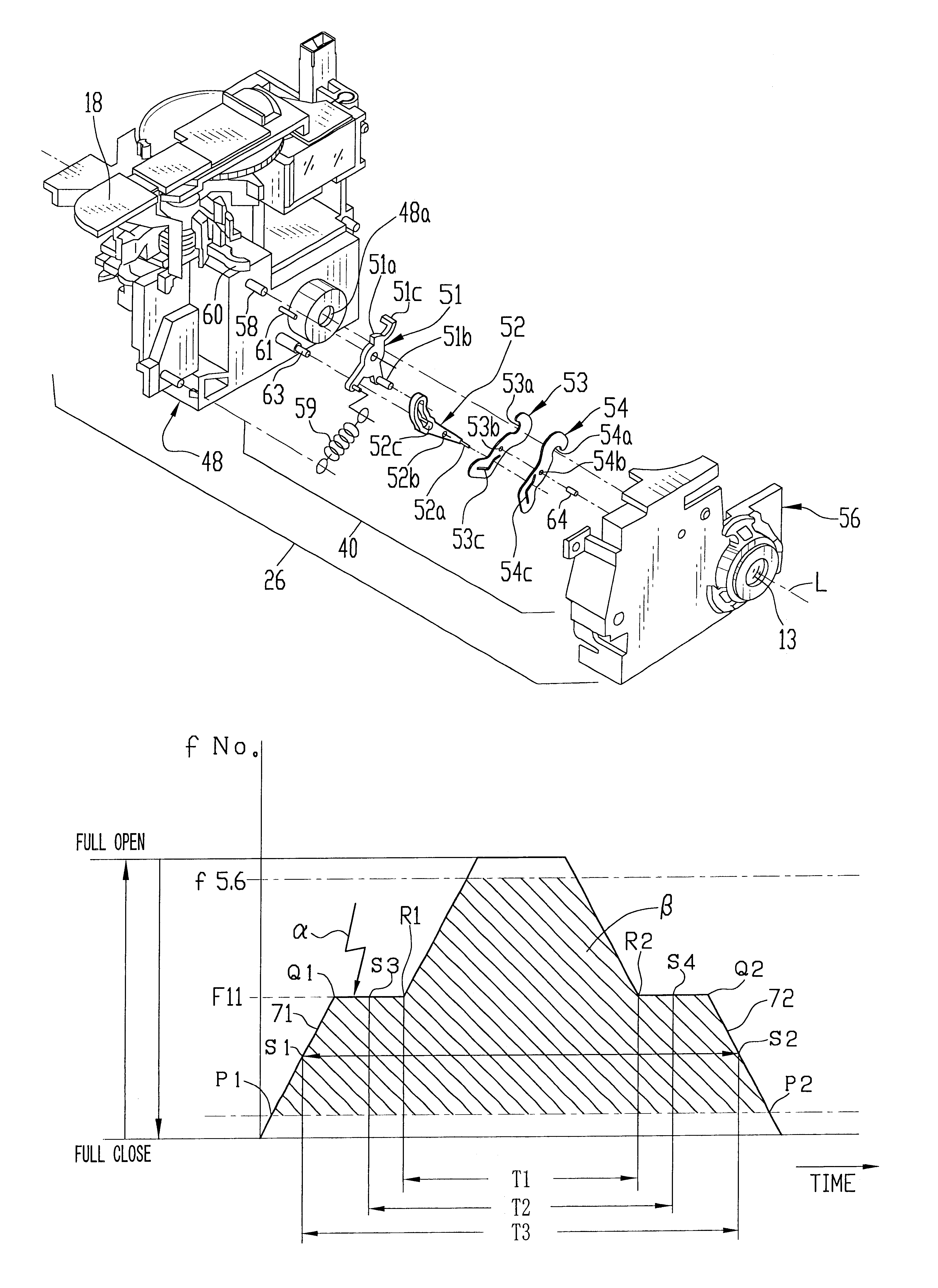 Shutter device of camera