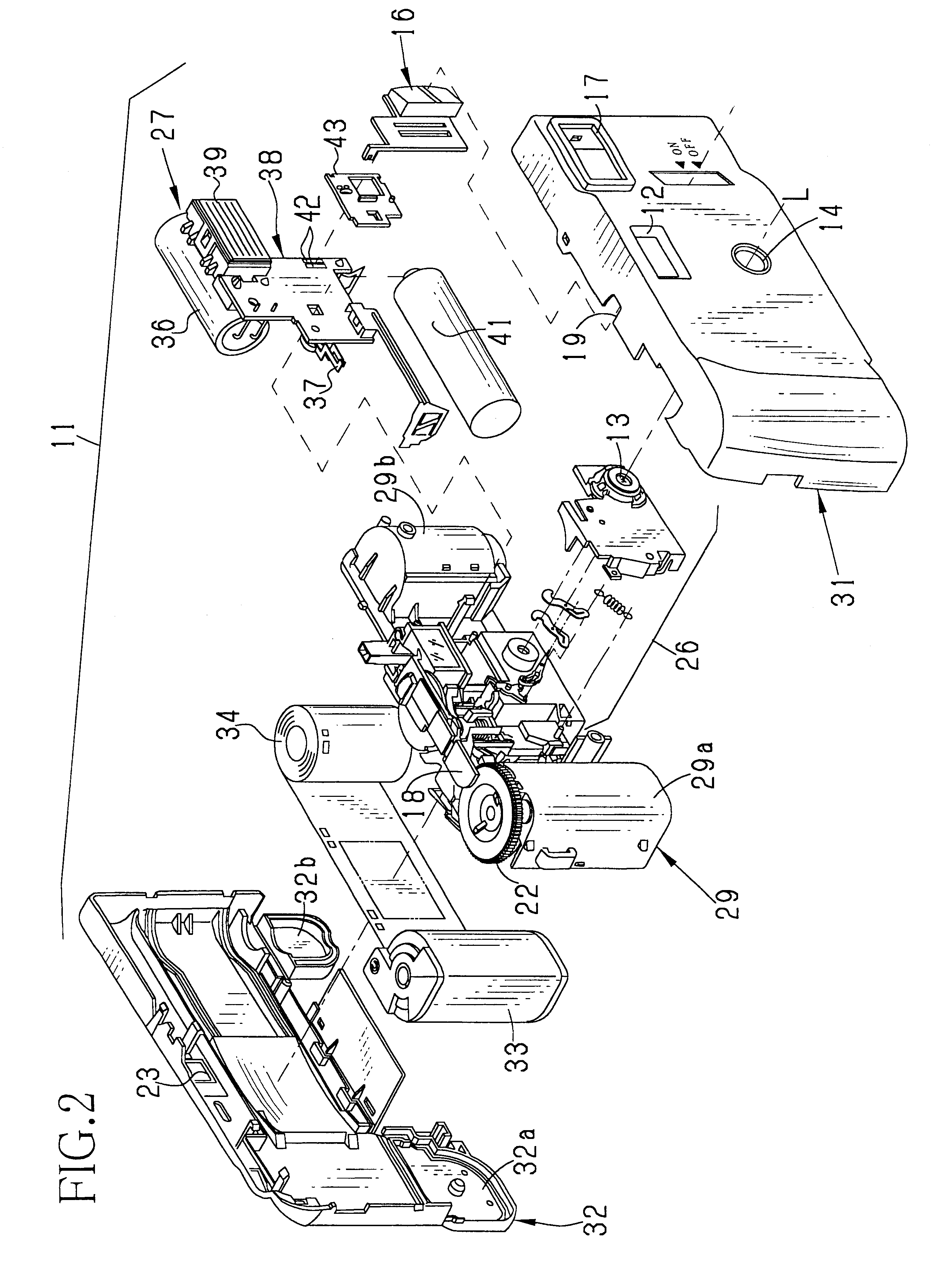 Shutter device of camera