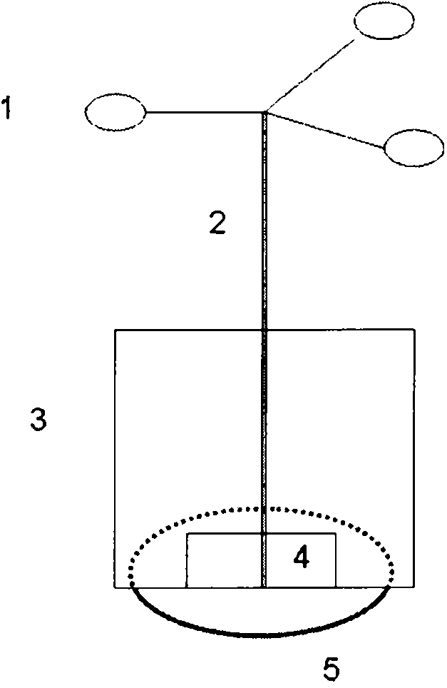 Glaze ice and rime freezing injury protection device for wind sensor of automatic weather station