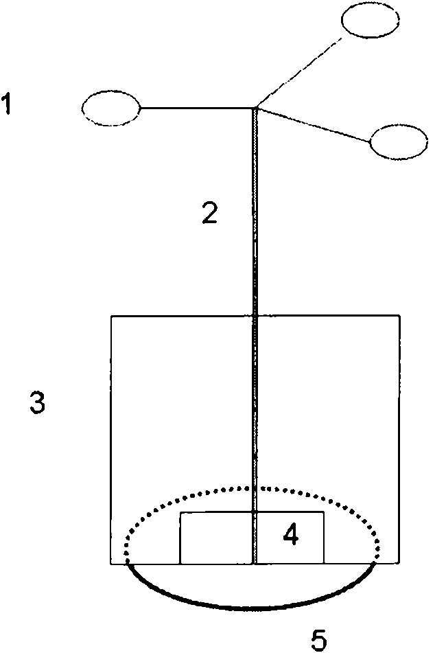 Glaze ice and rime freezing injury protection device for wind sensor of automatic weather station