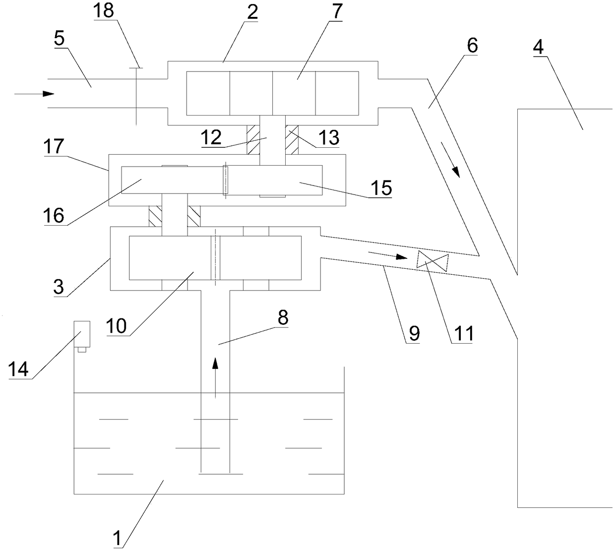 Liquid additive putting device and putting method thereof