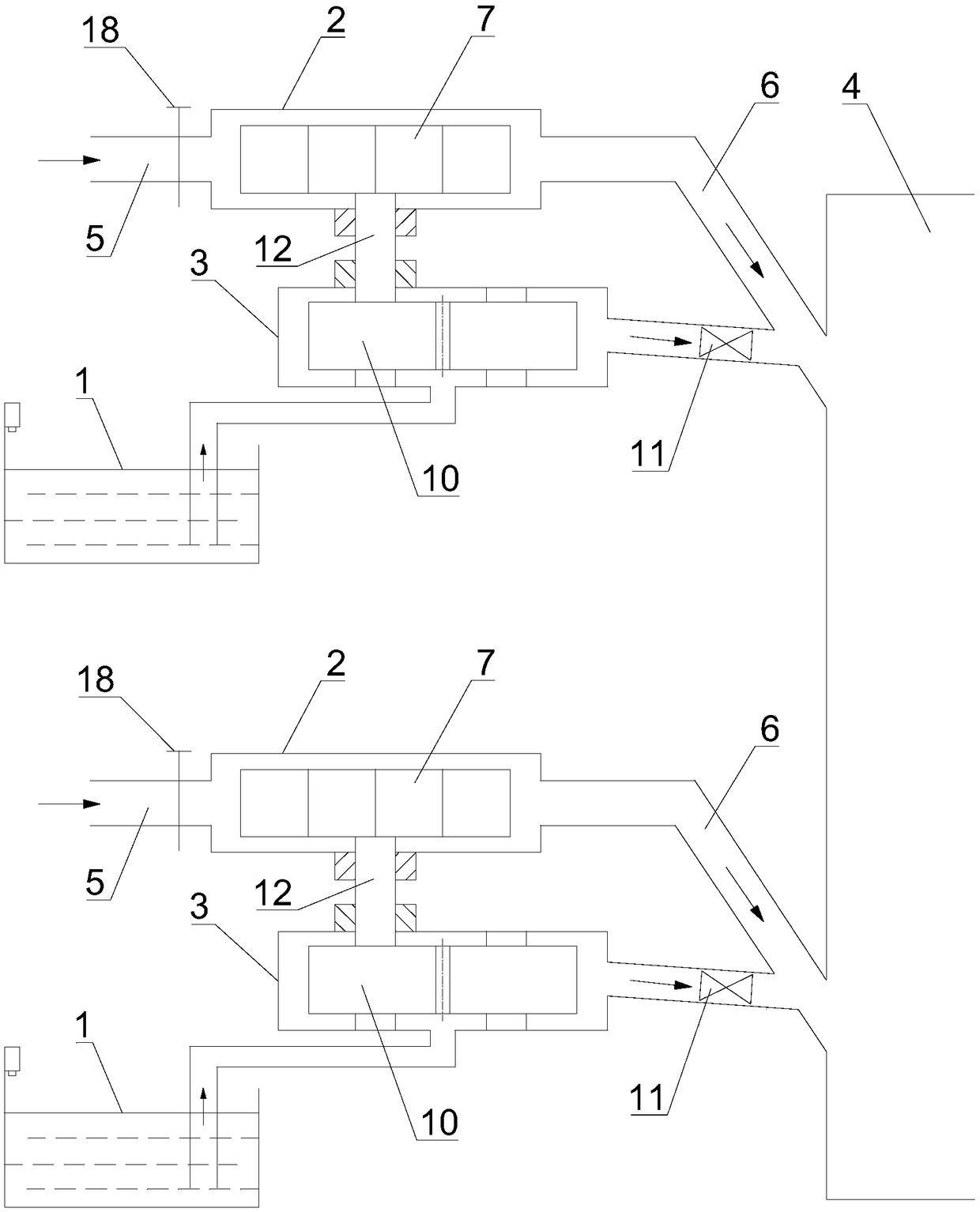 Liquid additive putting device and putting method thereof