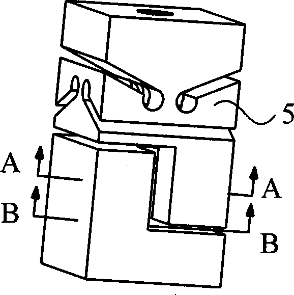 Elastic hinge parallel 6-UPS six-dimension force-measuring platform