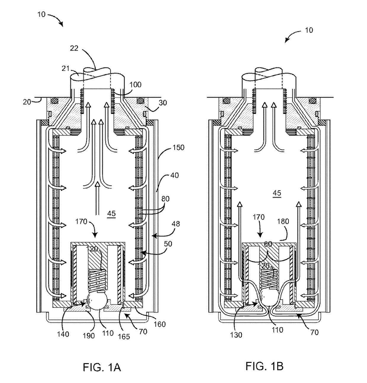 Method of filtering a liquid with a filter assembly having a primary and a secondary filter