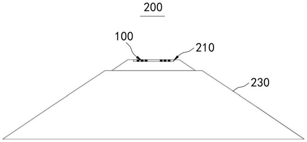 Magnetoelectric coupling nonlinear vibration reduction power generation coarse particle device for railway road and bridge transition section