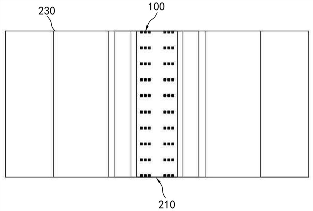 Magnetoelectric coupling nonlinear vibration reduction power generation coarse particle device for railway road and bridge transition section