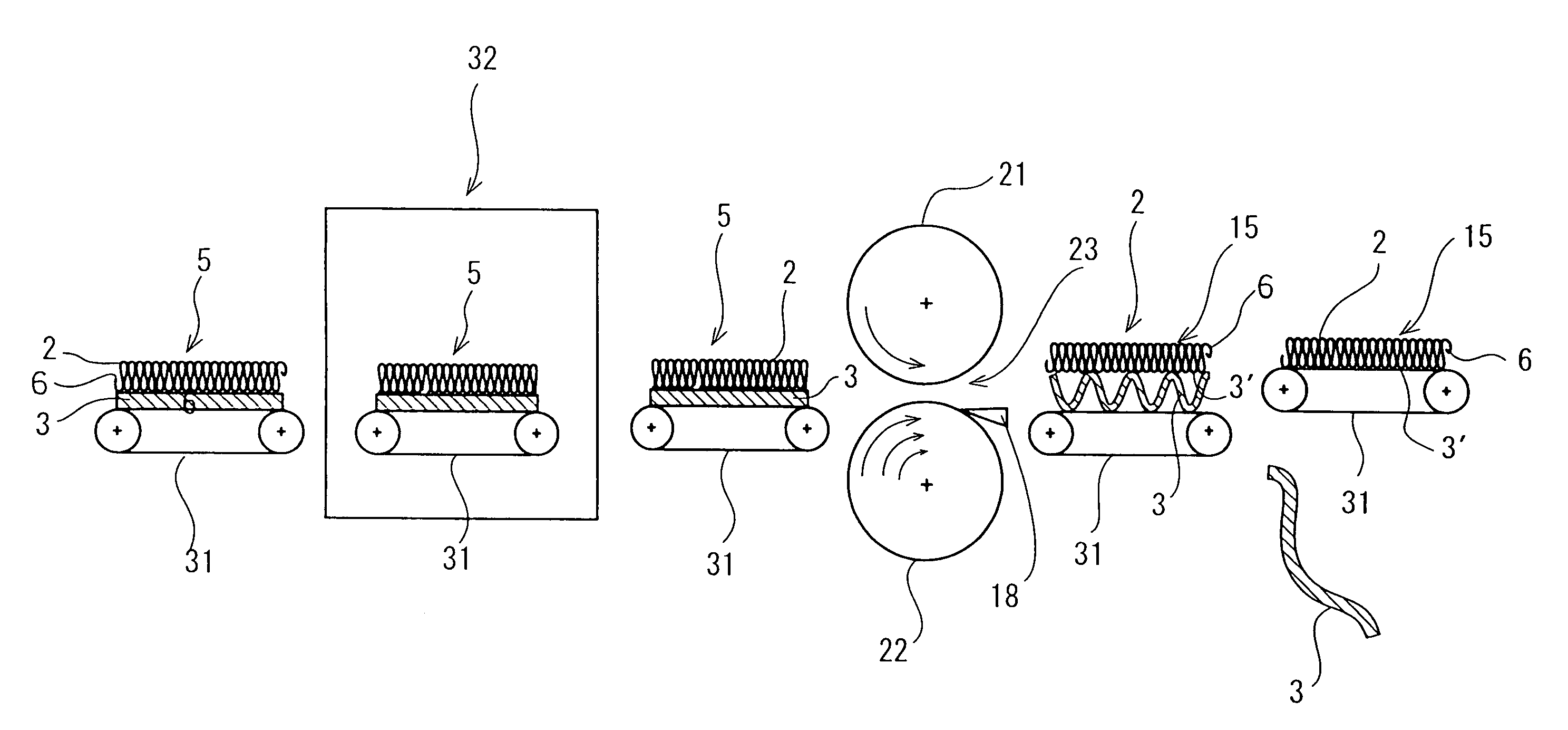 Sheet material, a block like sheet material, a method for producing a sheet material, a method for separating and retrieving a fiber fabrication layer unit and a backing layer from a tile carpet