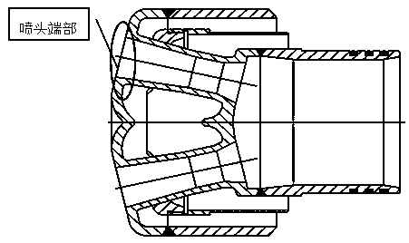 Method for online monitoring converter oxygen jet flow effect