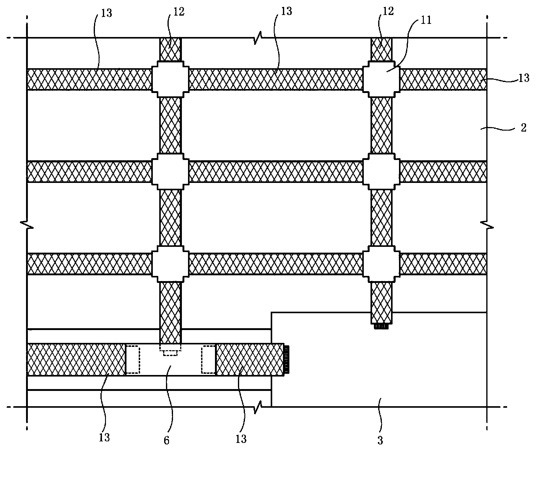 Bottom plate waterproofing system of foundation of building