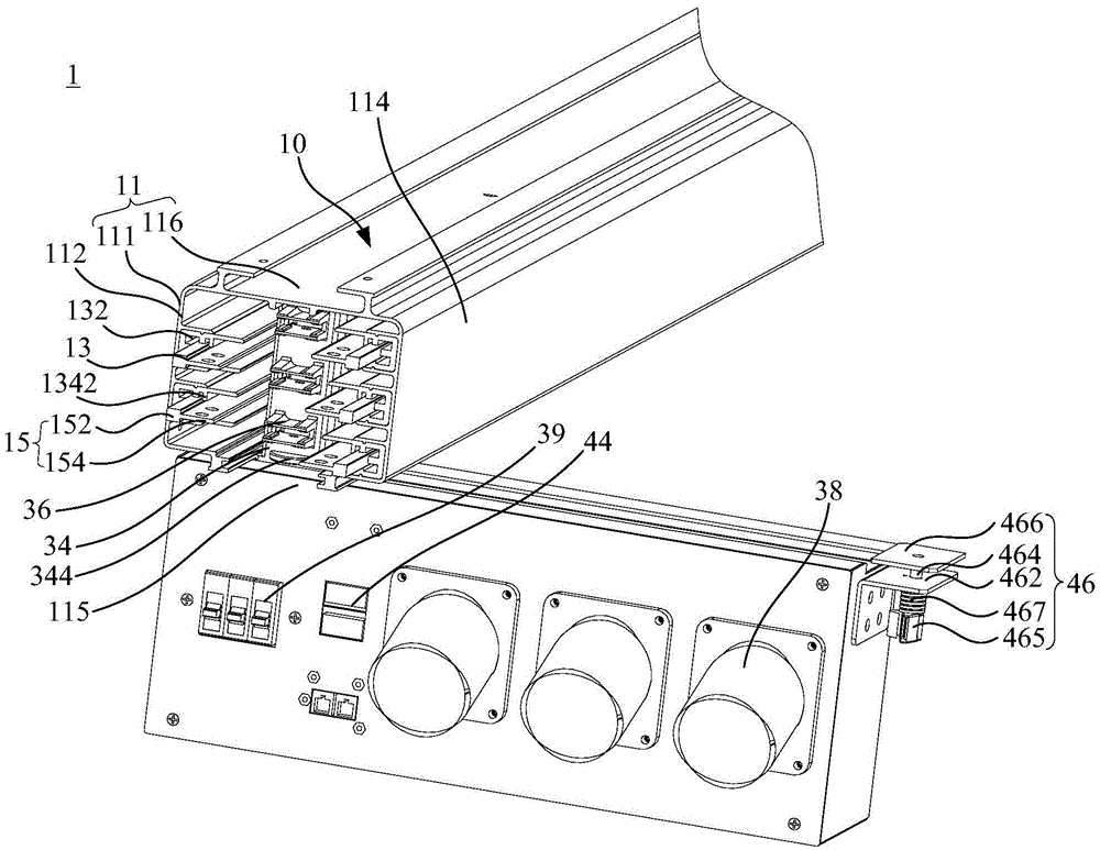 Bus system, and bus duct and jack box therefor