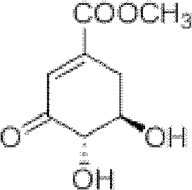 Method for preparing aryl alkyl amine compounds with 3-dehydrogenation methyl shikimate