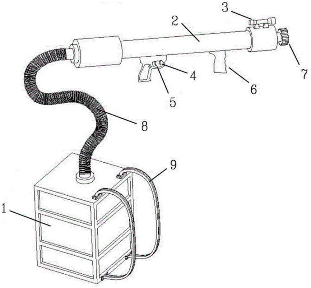 A cluster electromagnetic wave transmitter