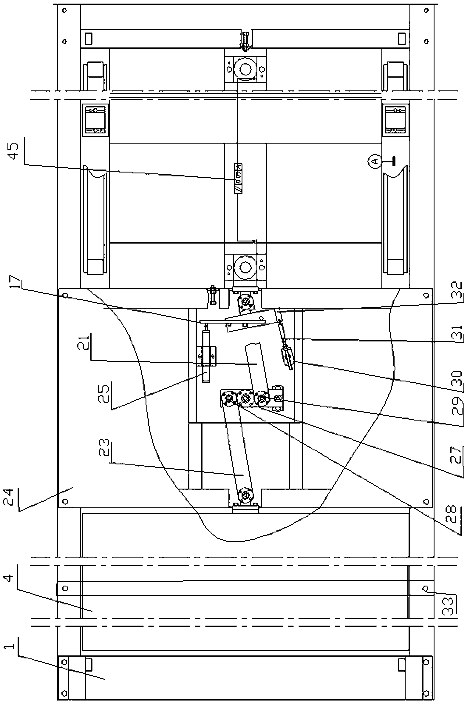 Double front axle vehicle steering axle side-slipping detecting device