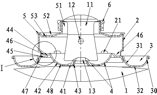 Anti-splashing and oil and water collecting device for cooking pressure cooker