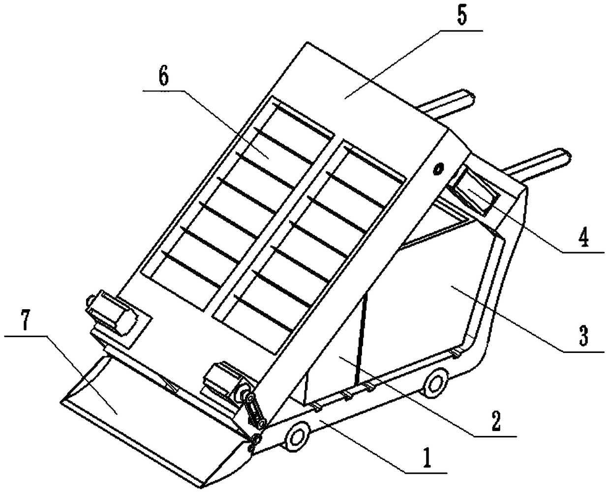 A synchronous belt type pig manure automatic cleaning equipment