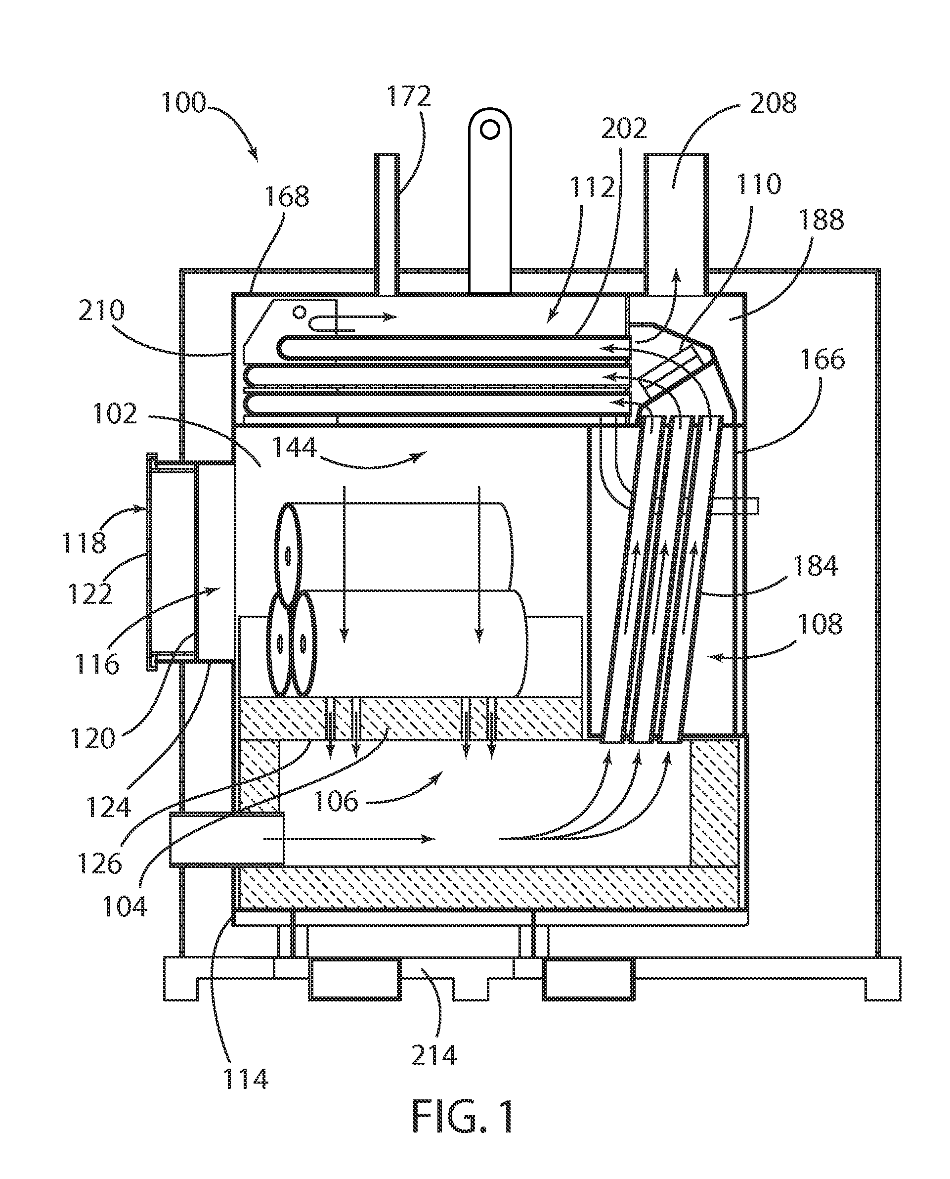 Low emission, wood fueled hydronic heater