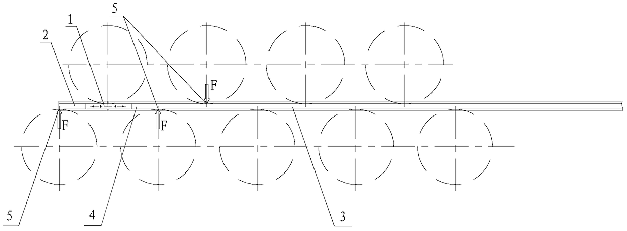 Epitaxy structure for straightening rail ends in epitaxy process